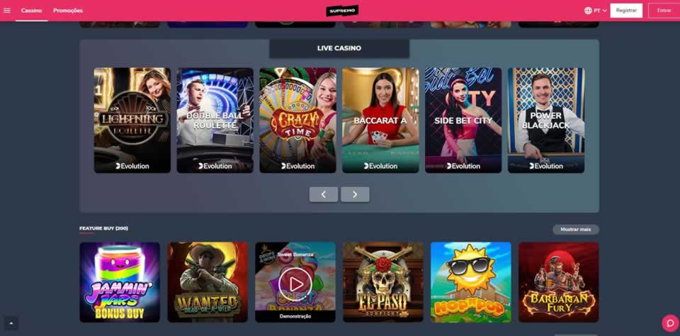Crédito de aposta bet365