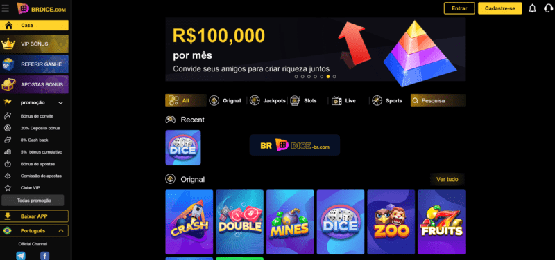 Código promocional blaze double